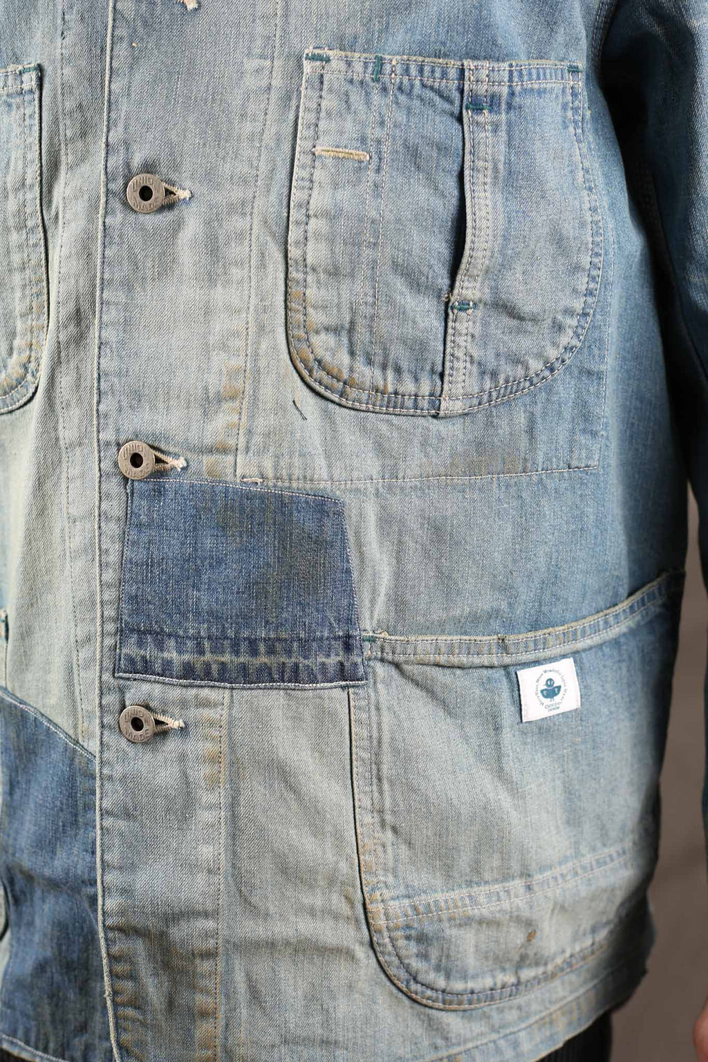 Omoto 3618 3 Years Washed 11.5OZ 30`s Coverall Jacket