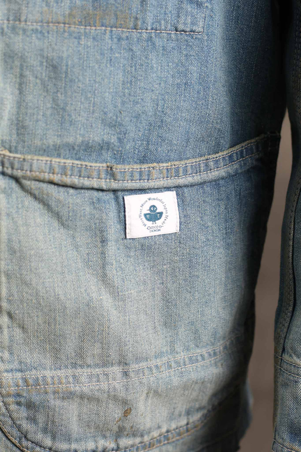 Omoto 3618 3 Years Washed 11.5OZ 30`s Coverall Jacket