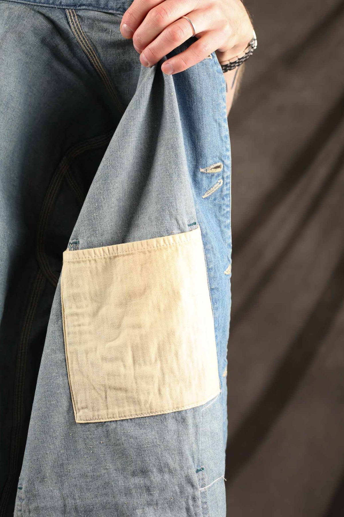 Omoto 3618 3 Years Washed 11.5OZ 30`s Coverall Jacket