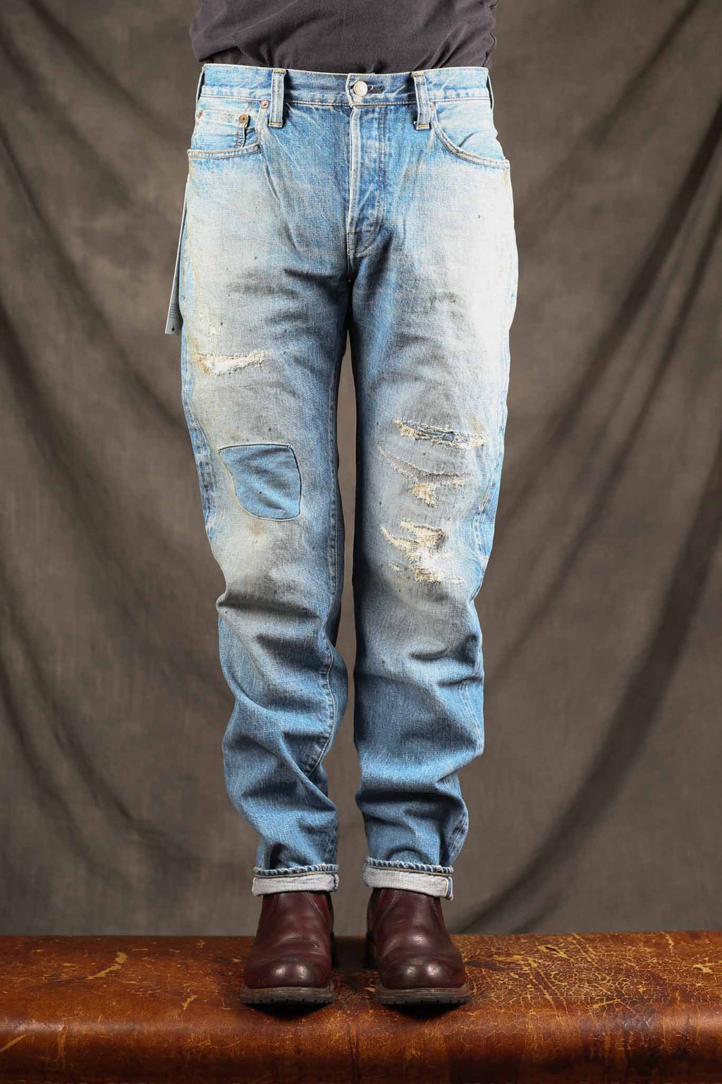 Omoto 0415 13.5oz 6 years wash Straight Fit