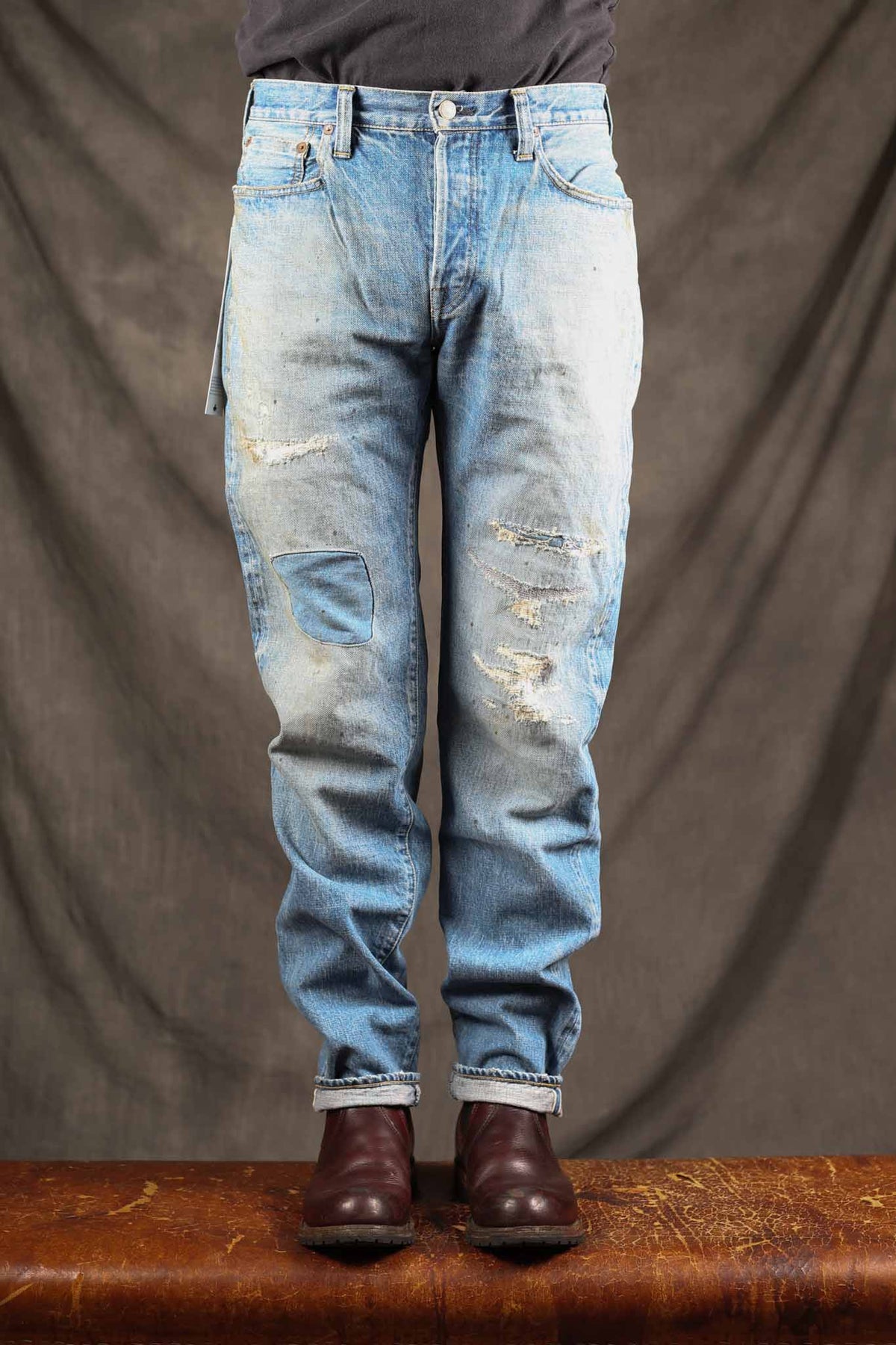 Omoto 0415 13.5oz 6 years wash Straight Fit