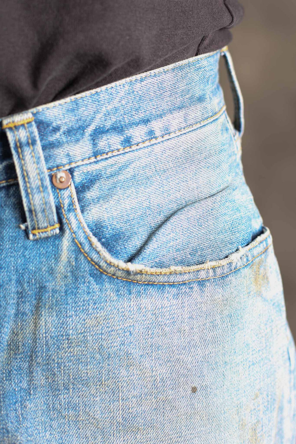 Omoto 0415 13.5oz 6 years wash Straight Fit