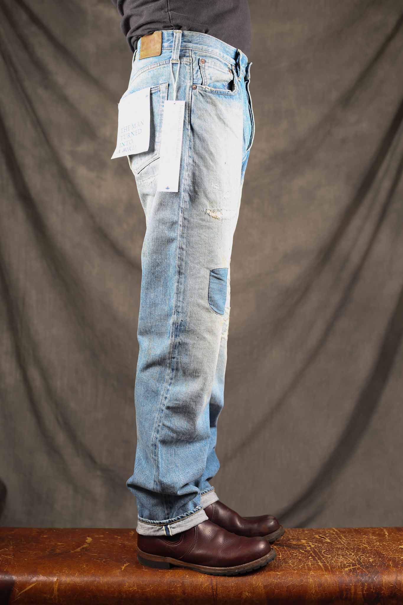 Omoto 0615 13.5oz 6 years wash Relax Fit