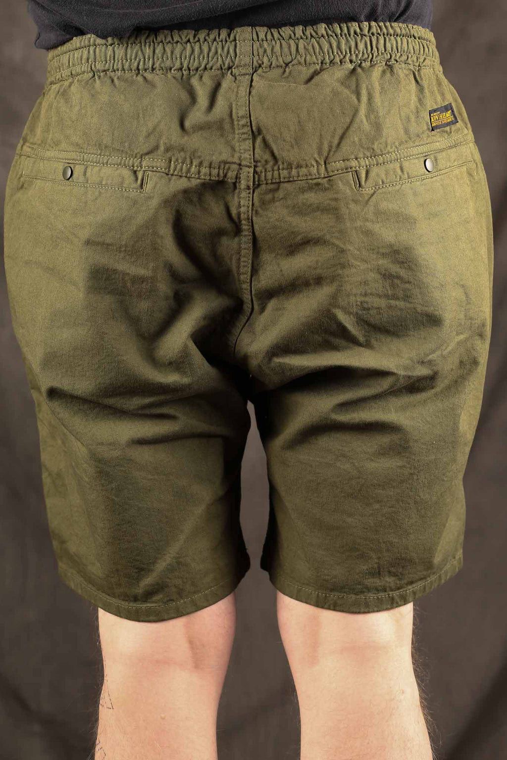 IRON HEART - Cotton Easy Shorts - Olive IH-729-OLV