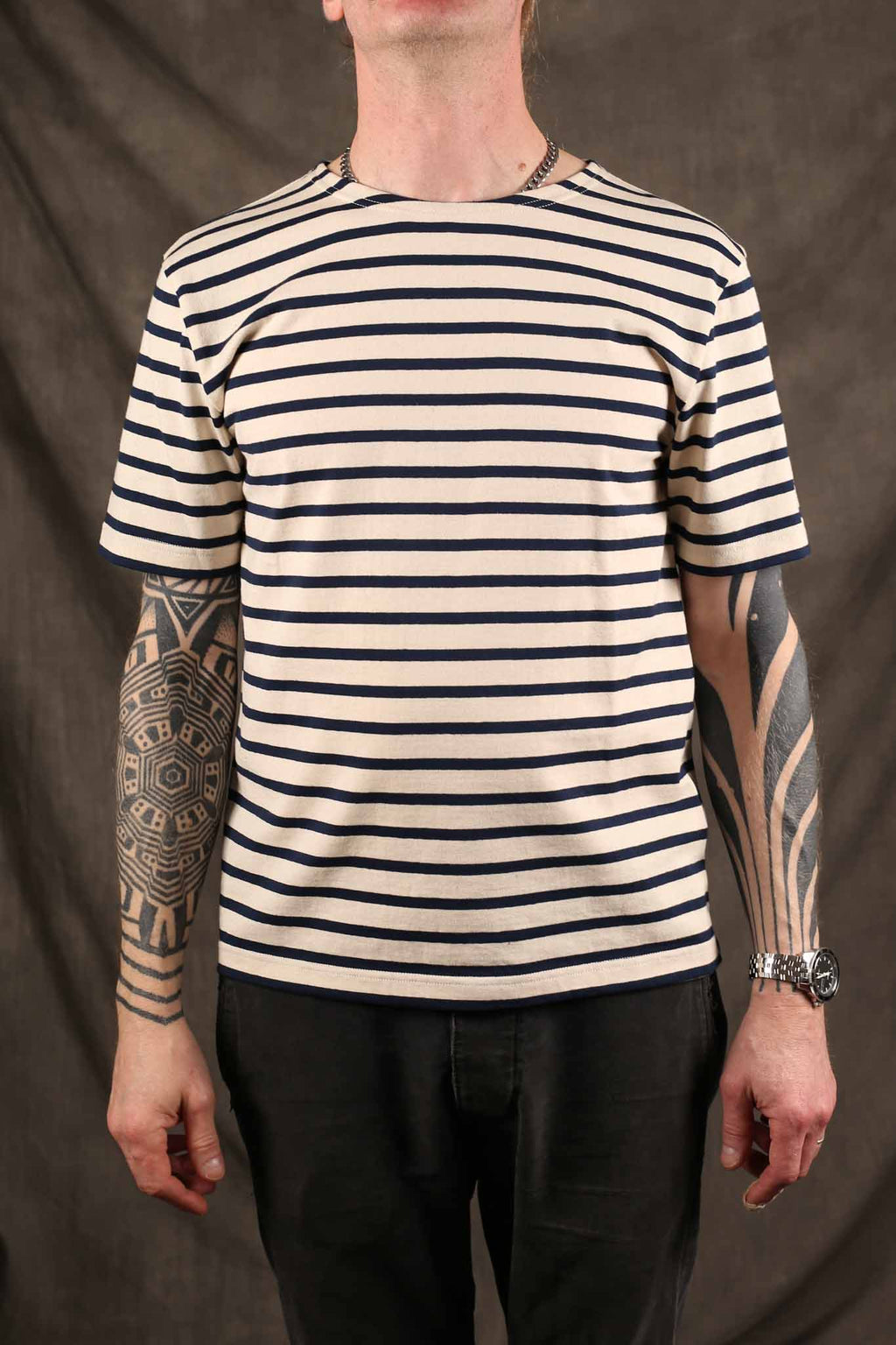 Le Mont St. Michel Thibalt Short-sleeved sailor shirt