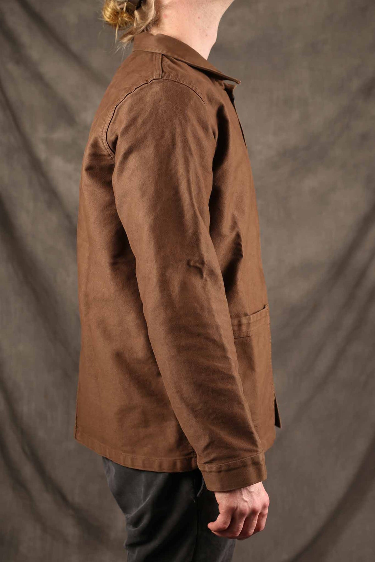 Le Mont St. Michel The Real Work Jacket Brown