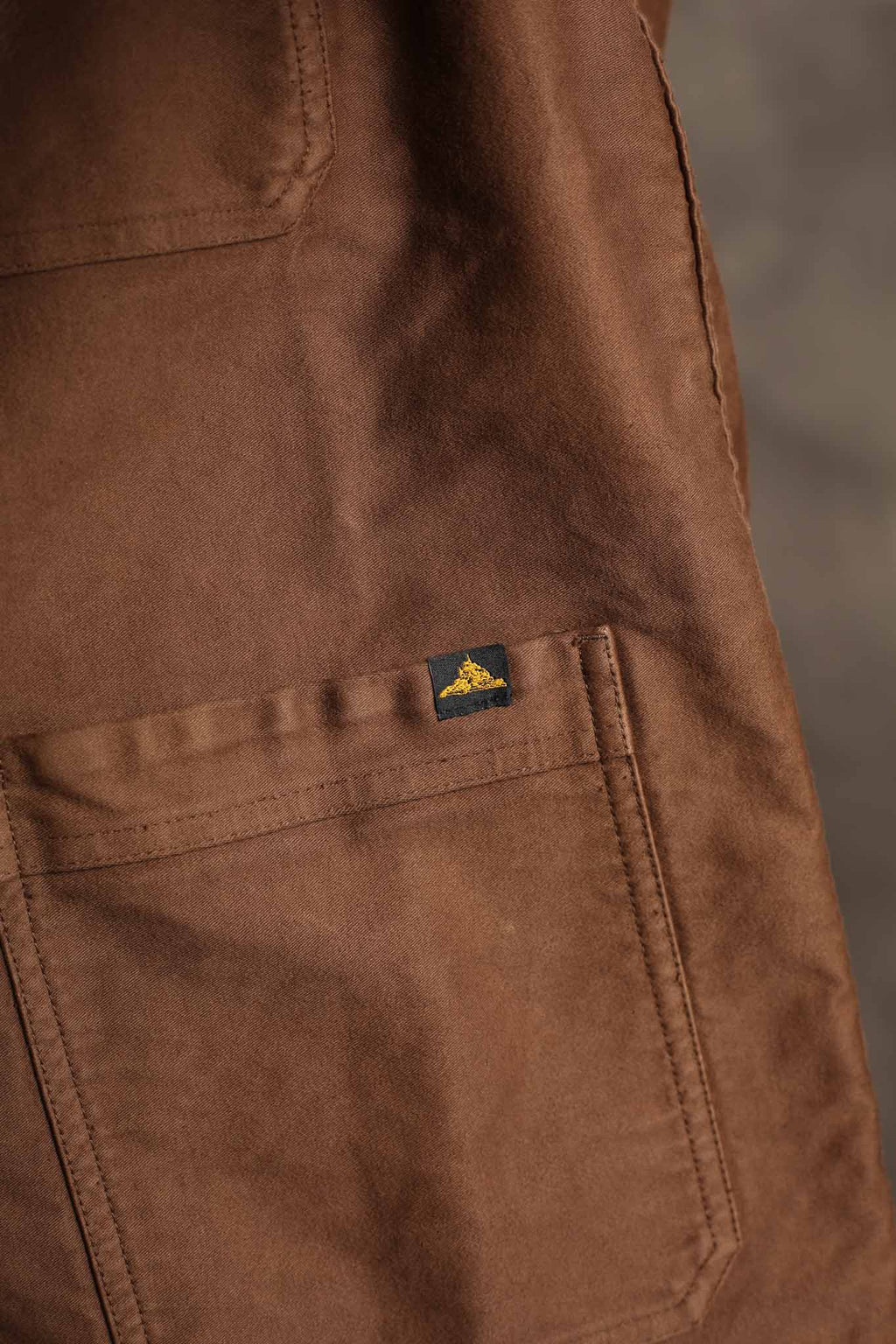Le Mont St. Michel The Real Work Jacket Brown