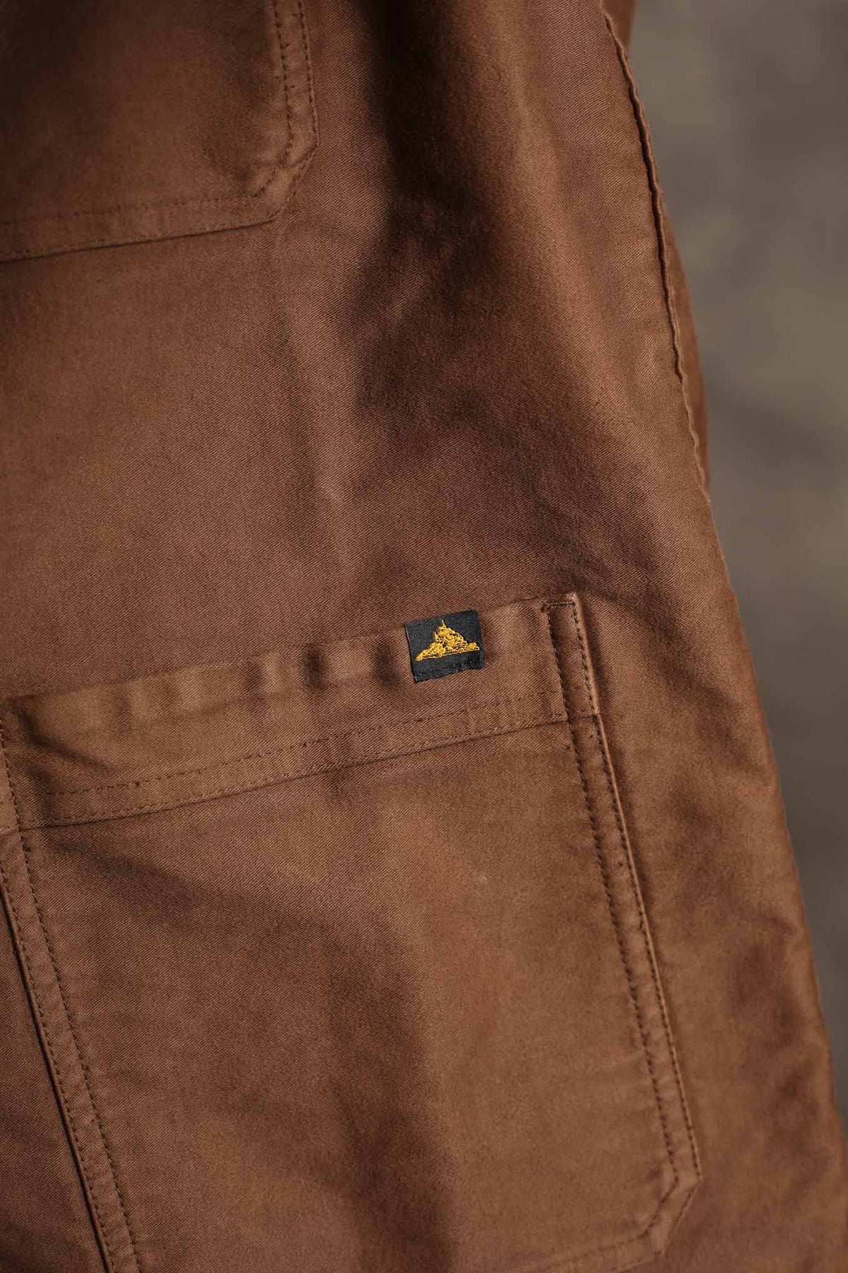 Le Mont St. Michel The Real Work Jacket Brown