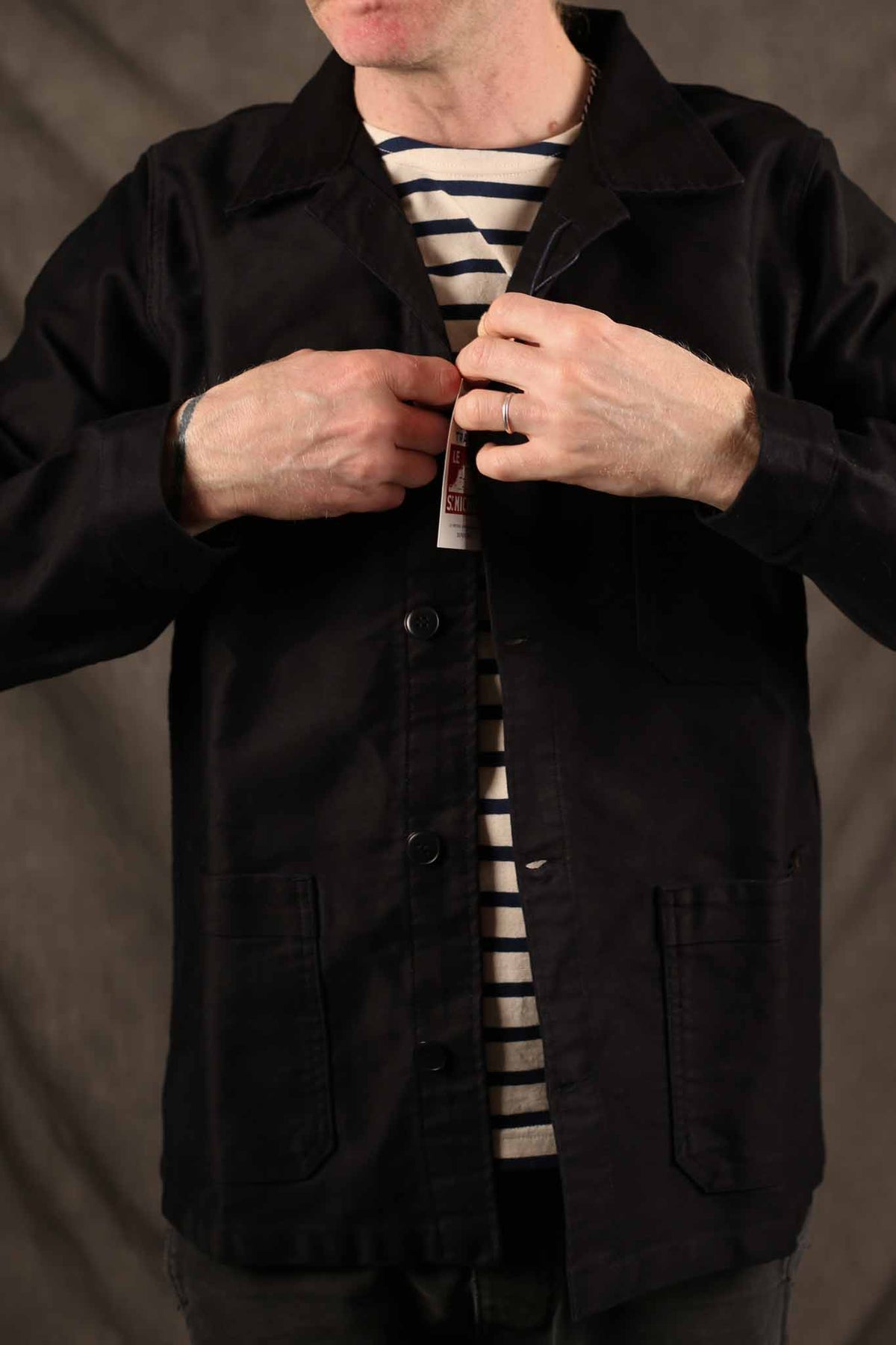 Le Mont St. Michel The Real Work Jacket Black