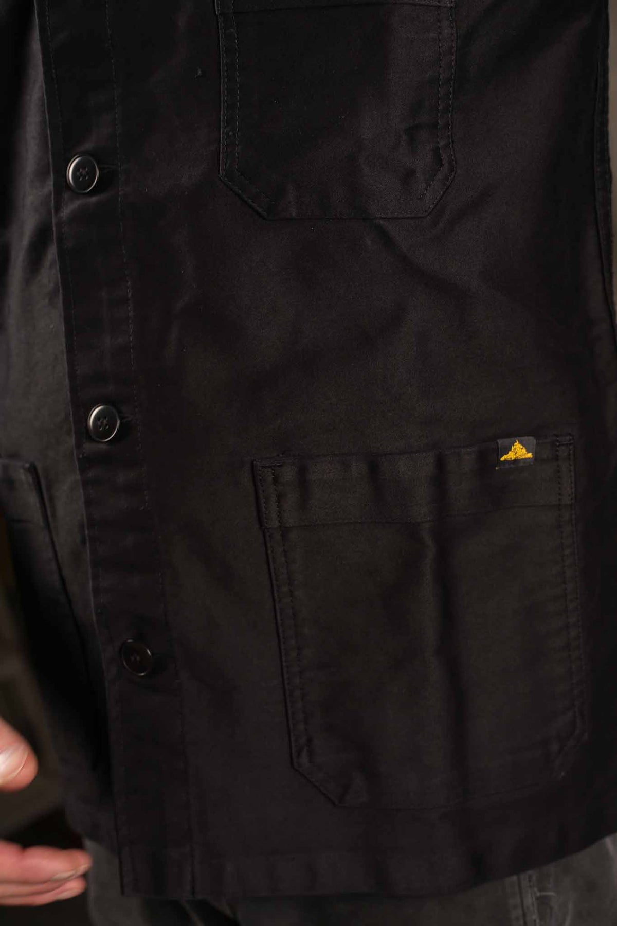 Le Mont St. Michel The Real Work Jacket Black