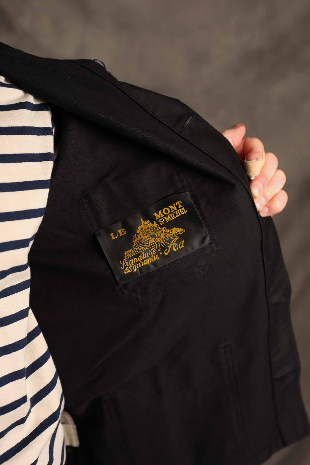 Le Mont St. Michel The Real Work Jacket Black