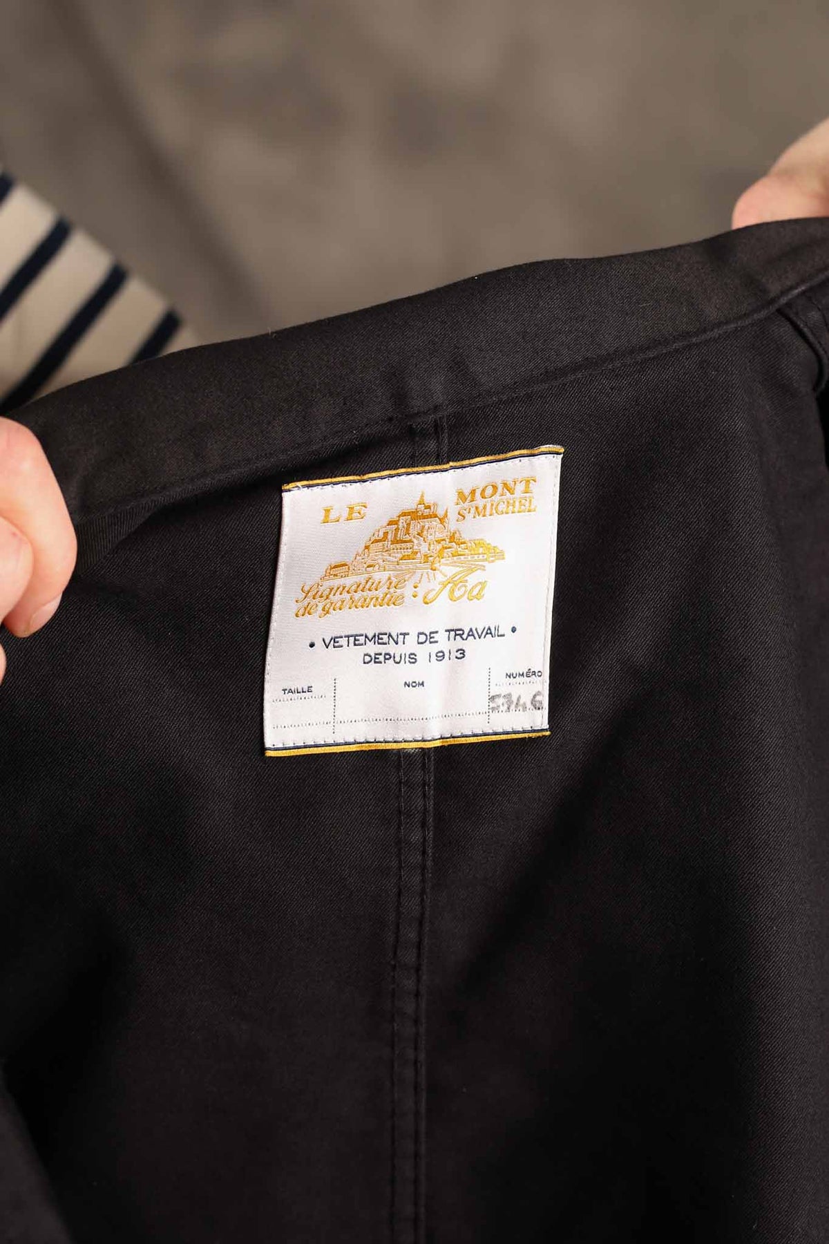 Le Mont St. Michel The Real Work Jacket Black