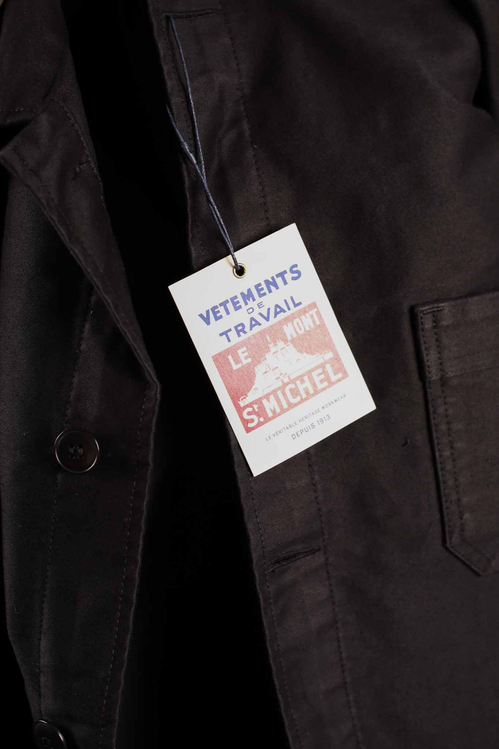Le Mont St. Michel The Real Work Jacket Black