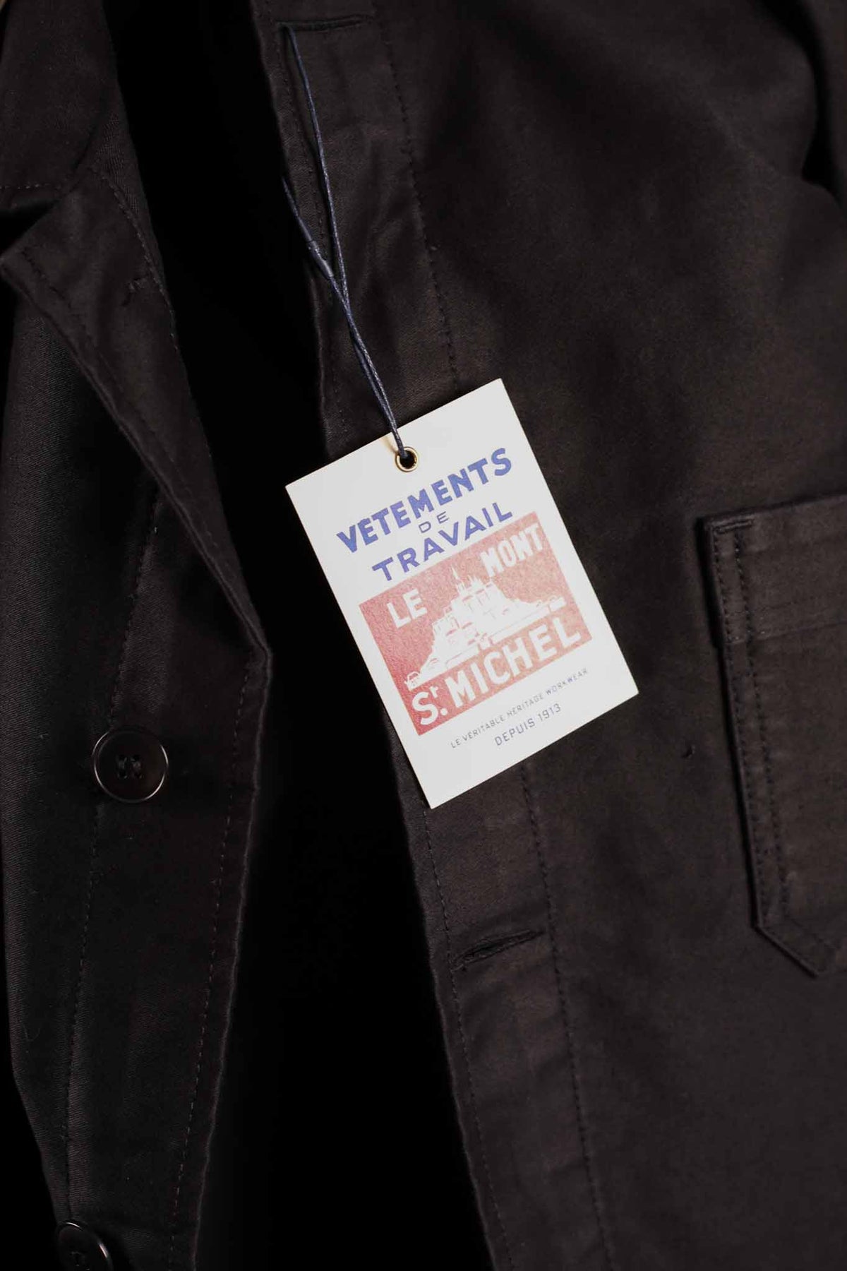 Le Mont St. Michel The Real Work Jacket Black