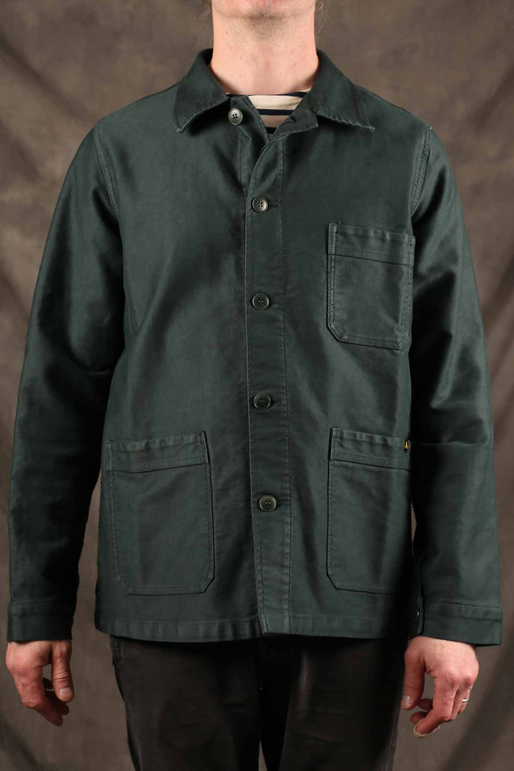 Le Mont St. Michel The Real Work Jacket Forest Green