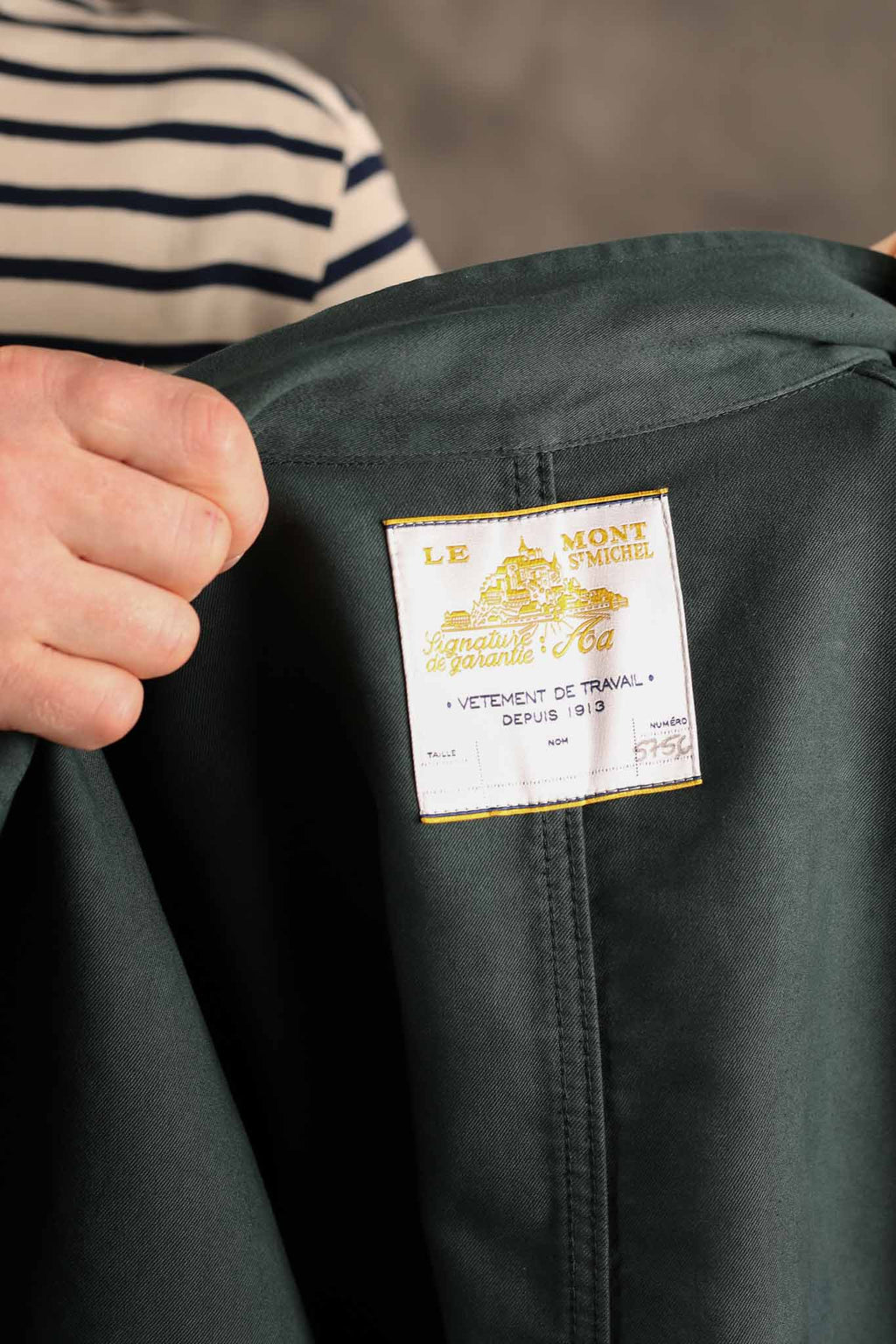 Le Mont St. Michel The Real Work Jacket Forest Green
