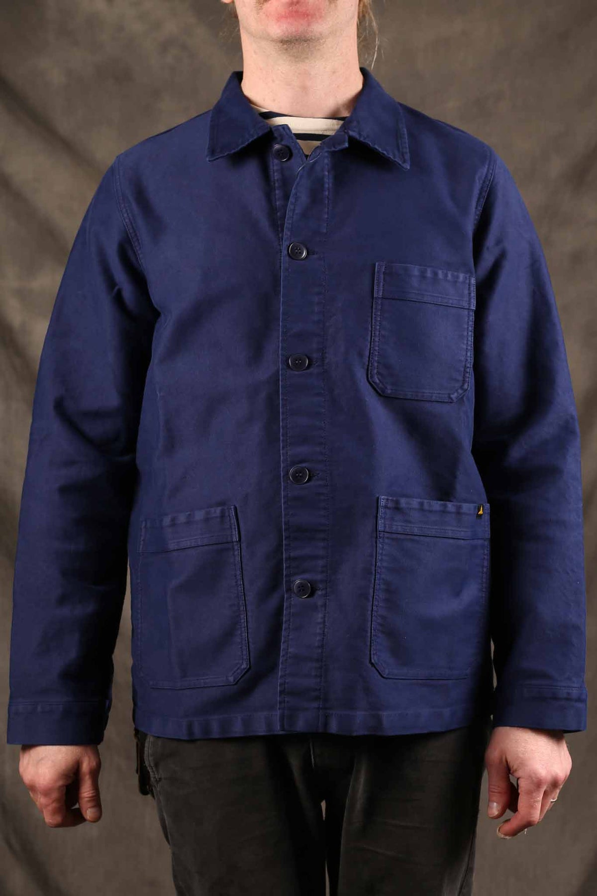 Le Mont St. Michel The Real Work Jacket Blue