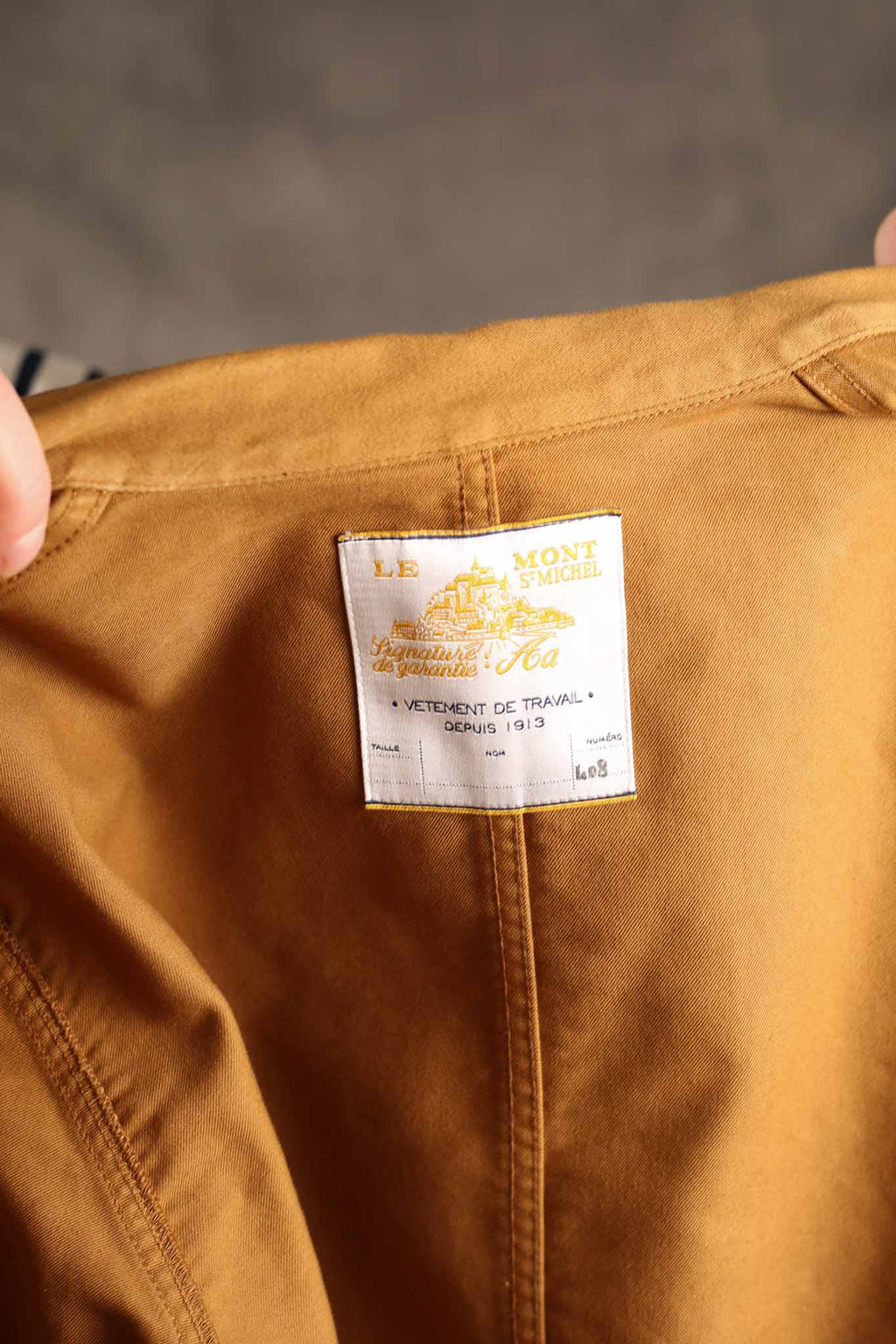 Le Mont St. Michel The Real Work Jacket Amber