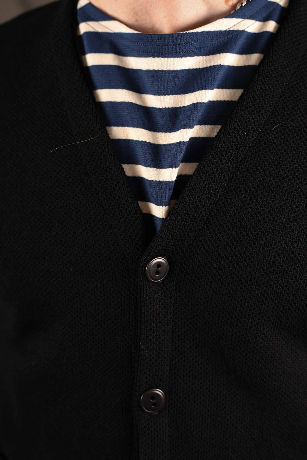 NITTO KNITWEAR - Youri Merino Cardigan Black