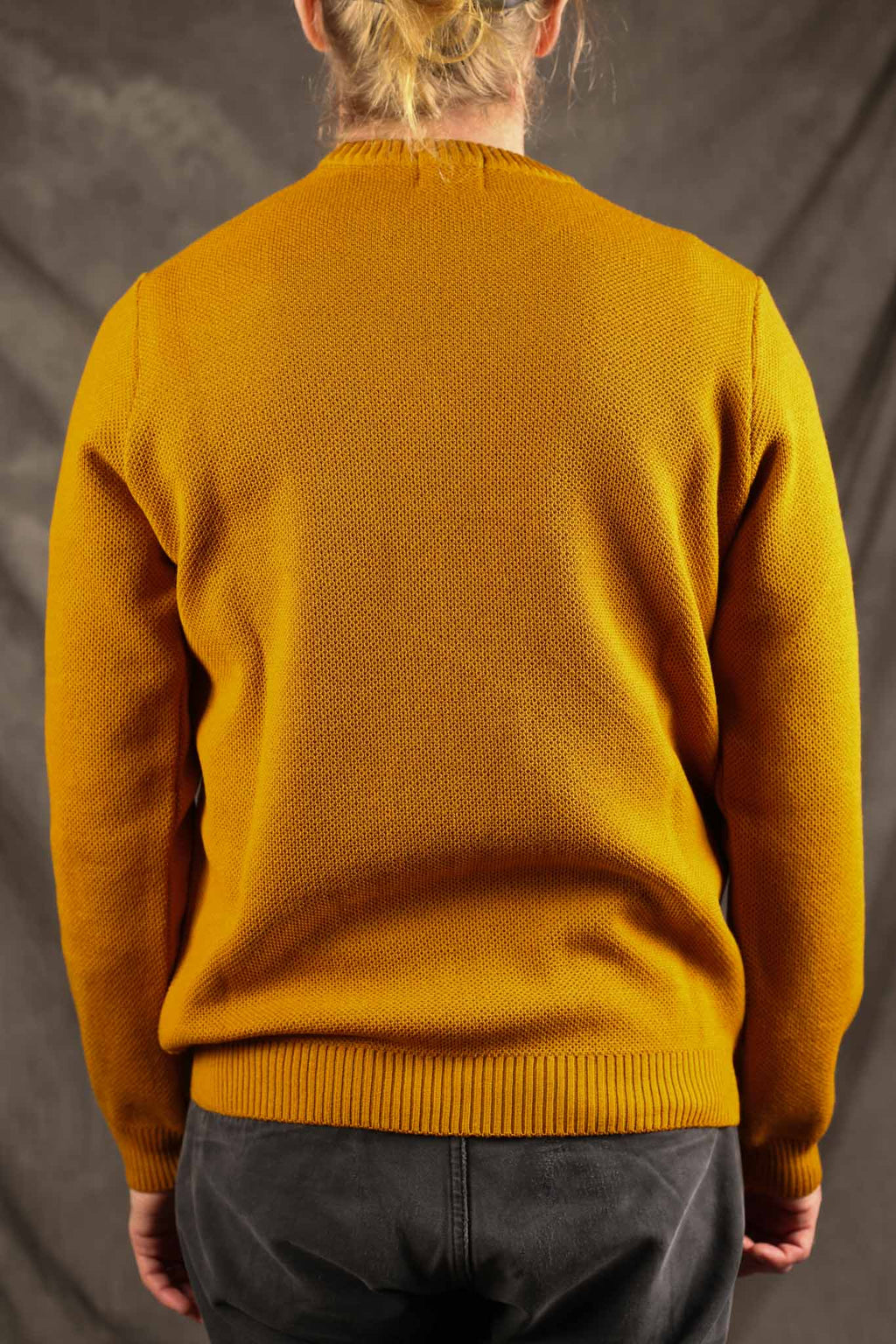 NITTO KNITWEAR - Youri Merino Round Neck Jumper Yellow