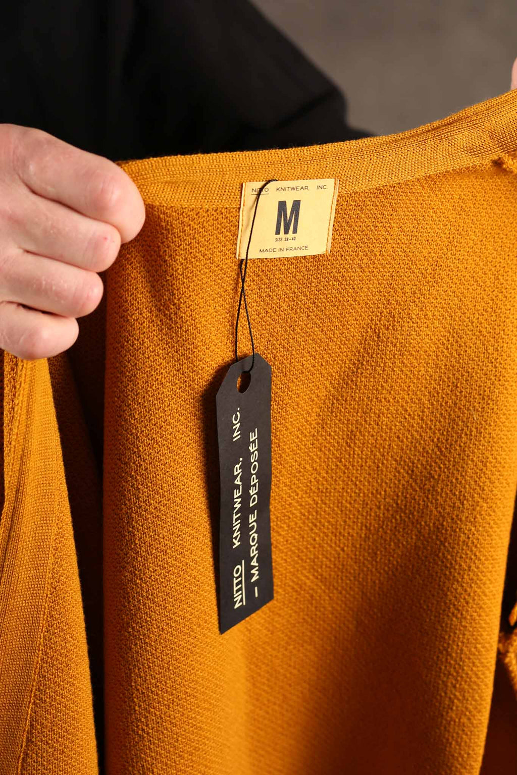 NITTO KNITWEAR - Youri Merino Cardigan Yellow