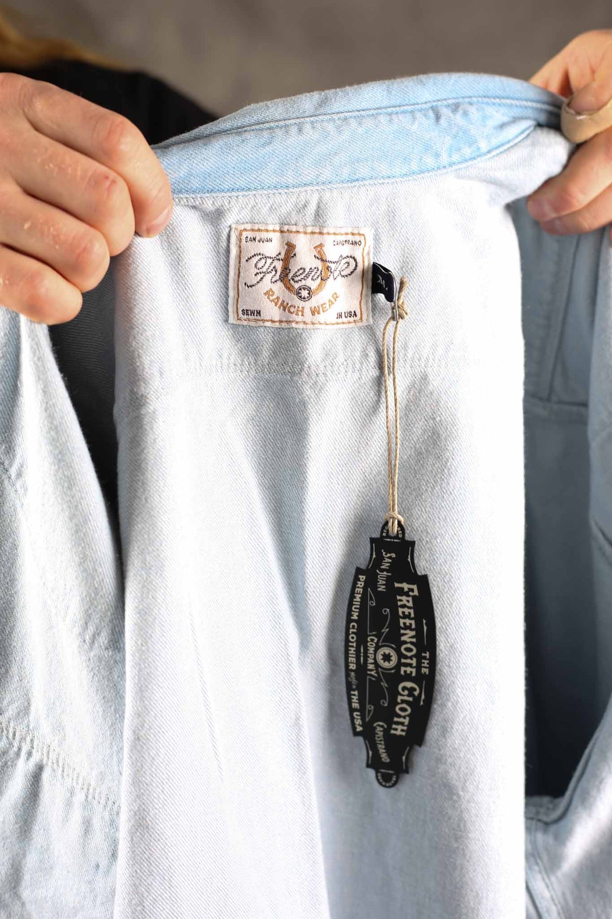 Freenote Cloth Modern Western 11 Ounce Bleached Denim
