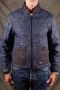 MANIFATTURA CECCARELLI - Quilted Jacket 7086-CB Navy