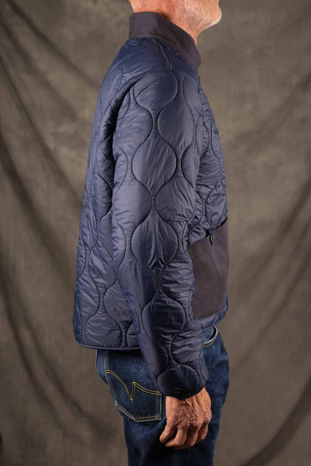 MANIFATTURA CECCARELLI - Quilted Jacket 7086-CB Navy
