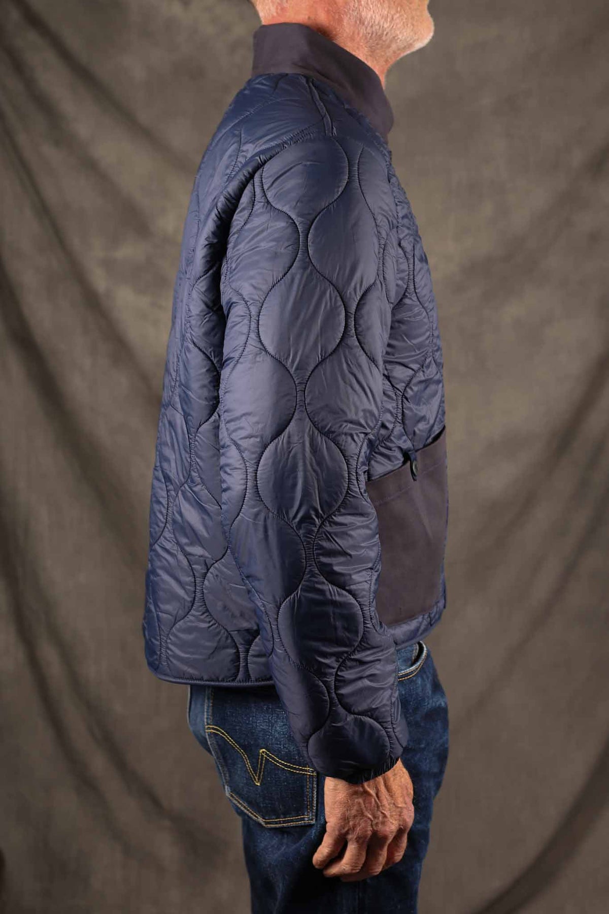 MANIFATTURA CECCARELLI - Quilted Jacket 7086-CB Navy