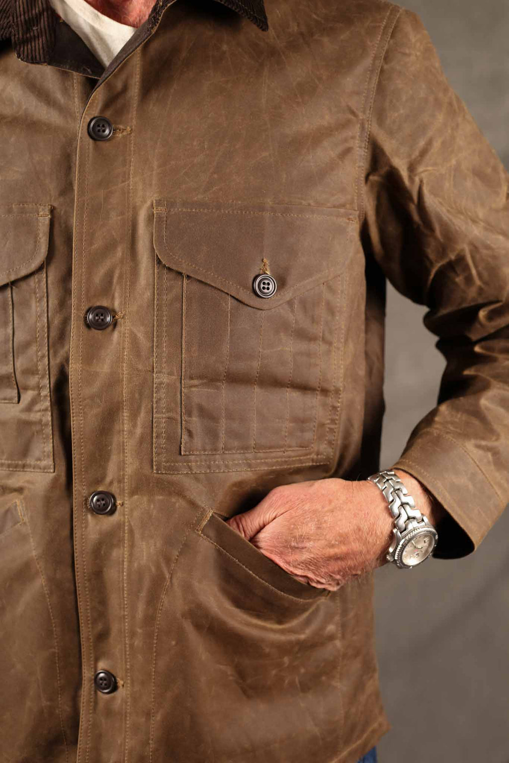 MANIFATTURA CECCARELLI - Work Jacket 7087-WX Dark Tan