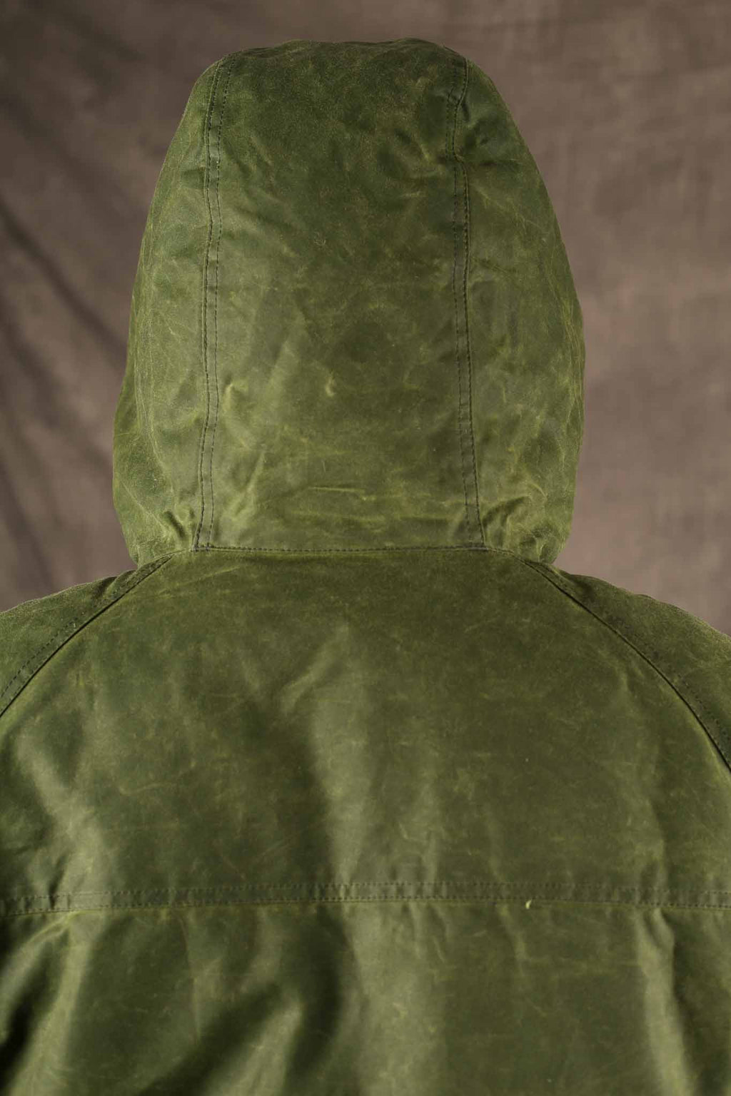 MANIFATTURA CECCARELLI - FISHERMAN DOWN PARKA JACKET WAXED CANVAS 7026-WX Light Green