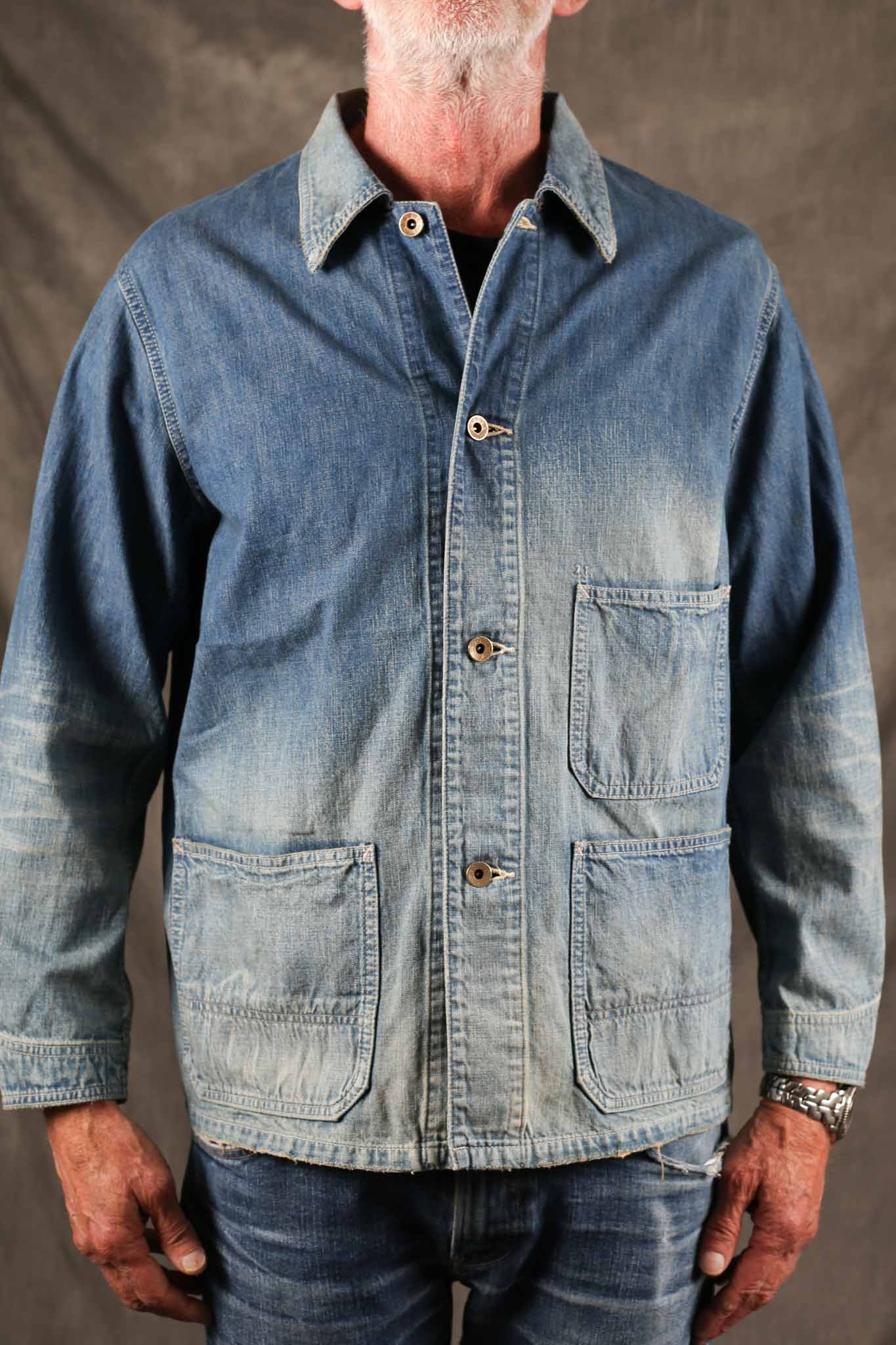Fullcount 2015HW-2 10.5oz Denim Chore Jacket – Pinkomo