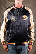 THE FLAT HEAD - FN-OJ-SV006  Reversible Souvenir Jacket Tiger & Dragon