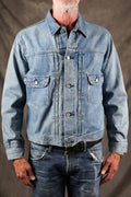 Edwin Made in Japan 13.5oz Denim Jacket Blue-Light Used