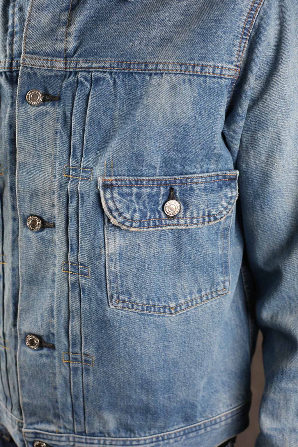 Edwin Made in Japan 13.5oz Denim Jacket Blue-Light Used