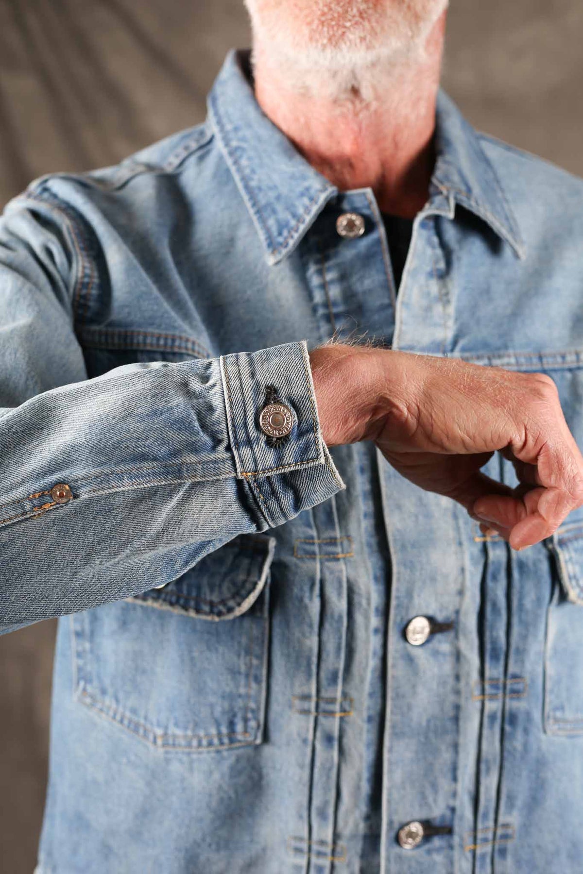 Edwin Made in Japan 13.5oz Denim Jacket Blue-Light Used