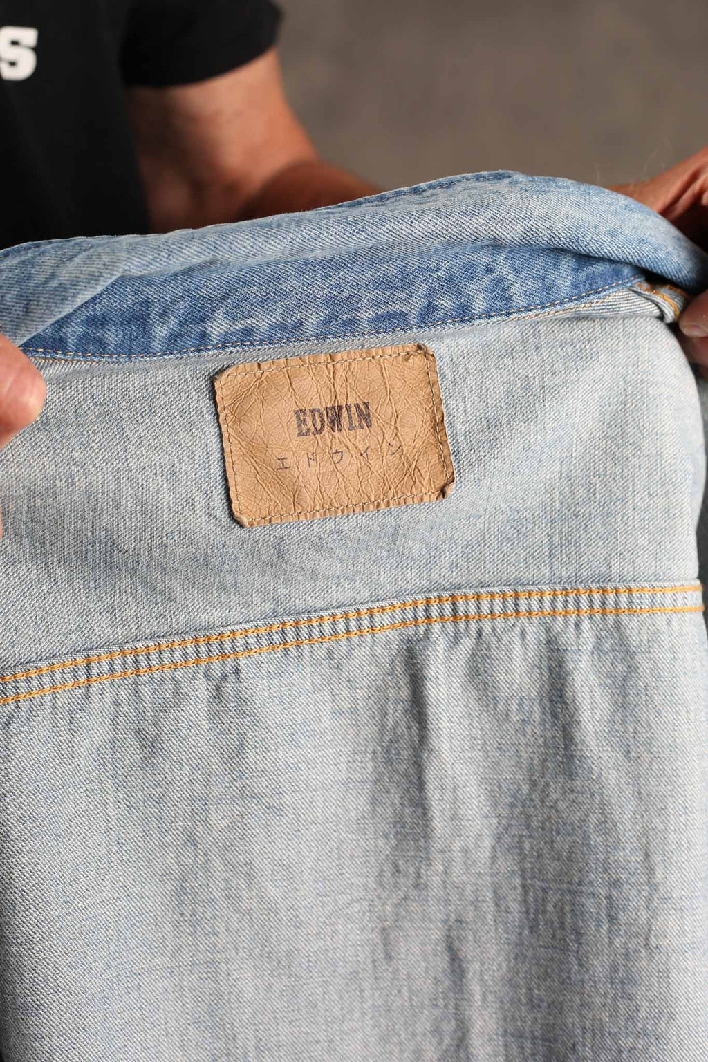 Edwin Made in Japan 13.5oz Denim Jacket Blue-Light Used