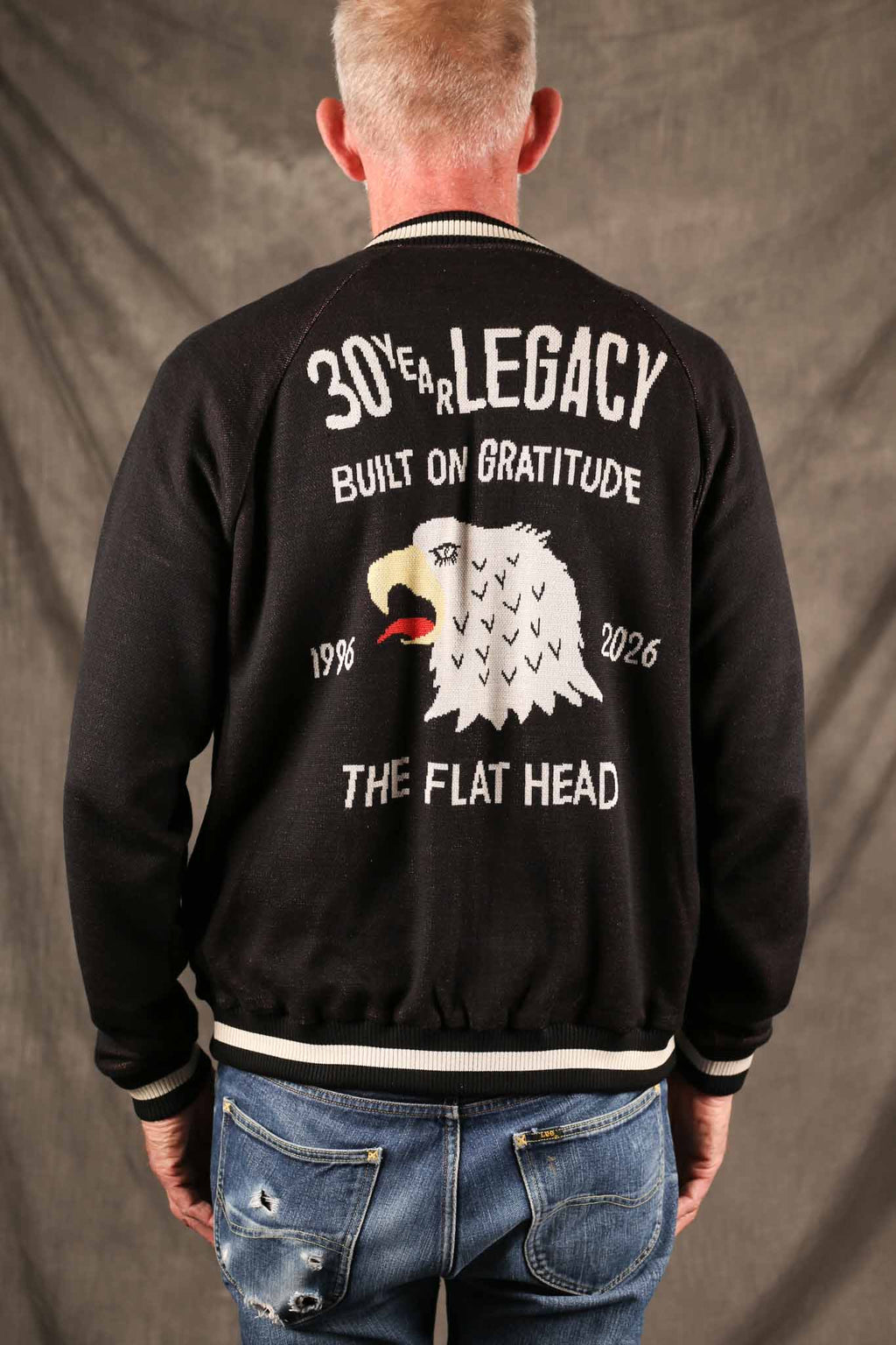 THE FLAT HEAD - FN-KT-S001 SILK KNIT JACKET