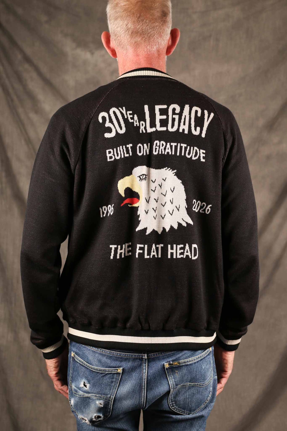 THE FLAT HEAD - FN-KT-S001 SILK KNIT JACKET