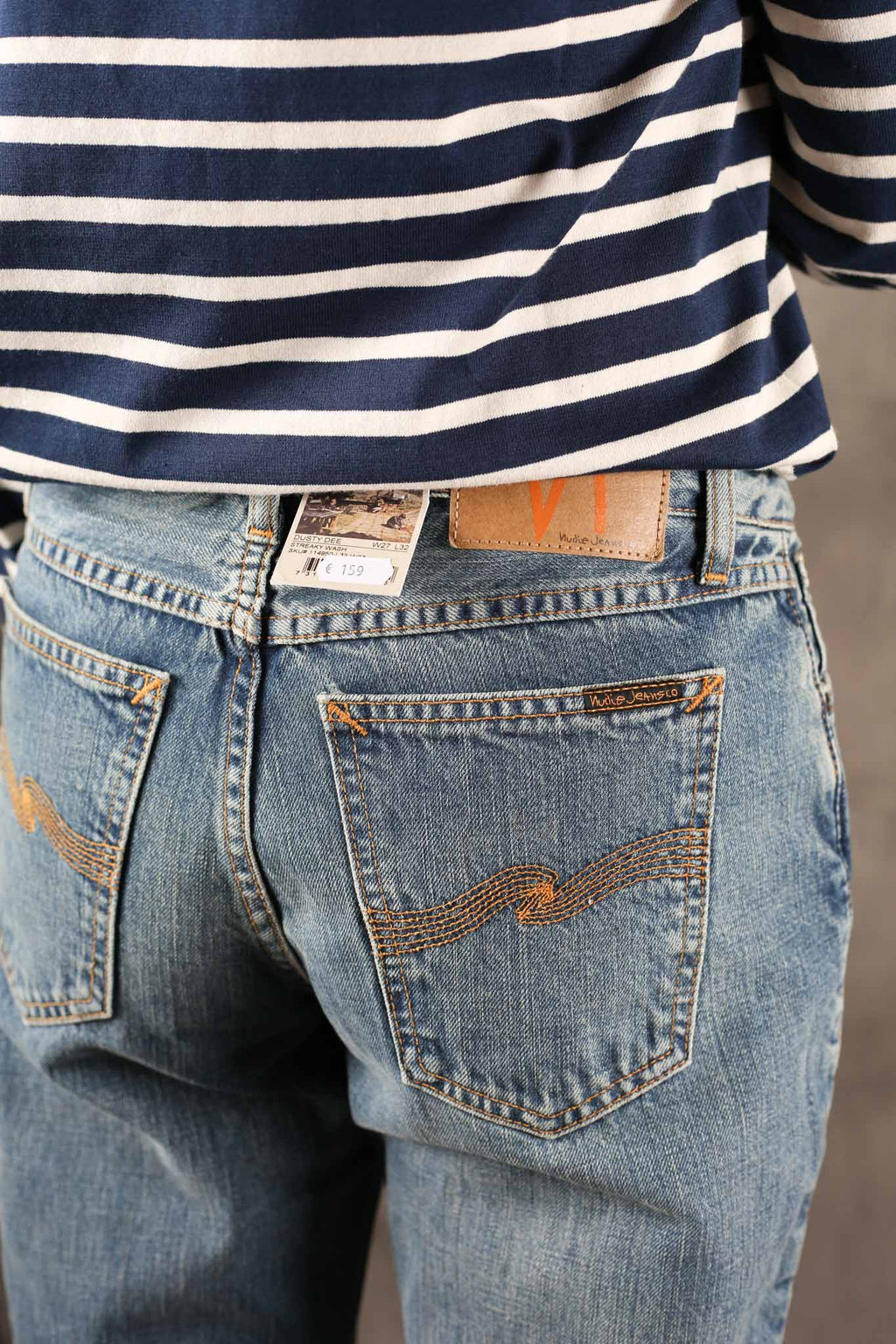 NUDIE JEANS - Womens Dusty Dee Streaky Wash