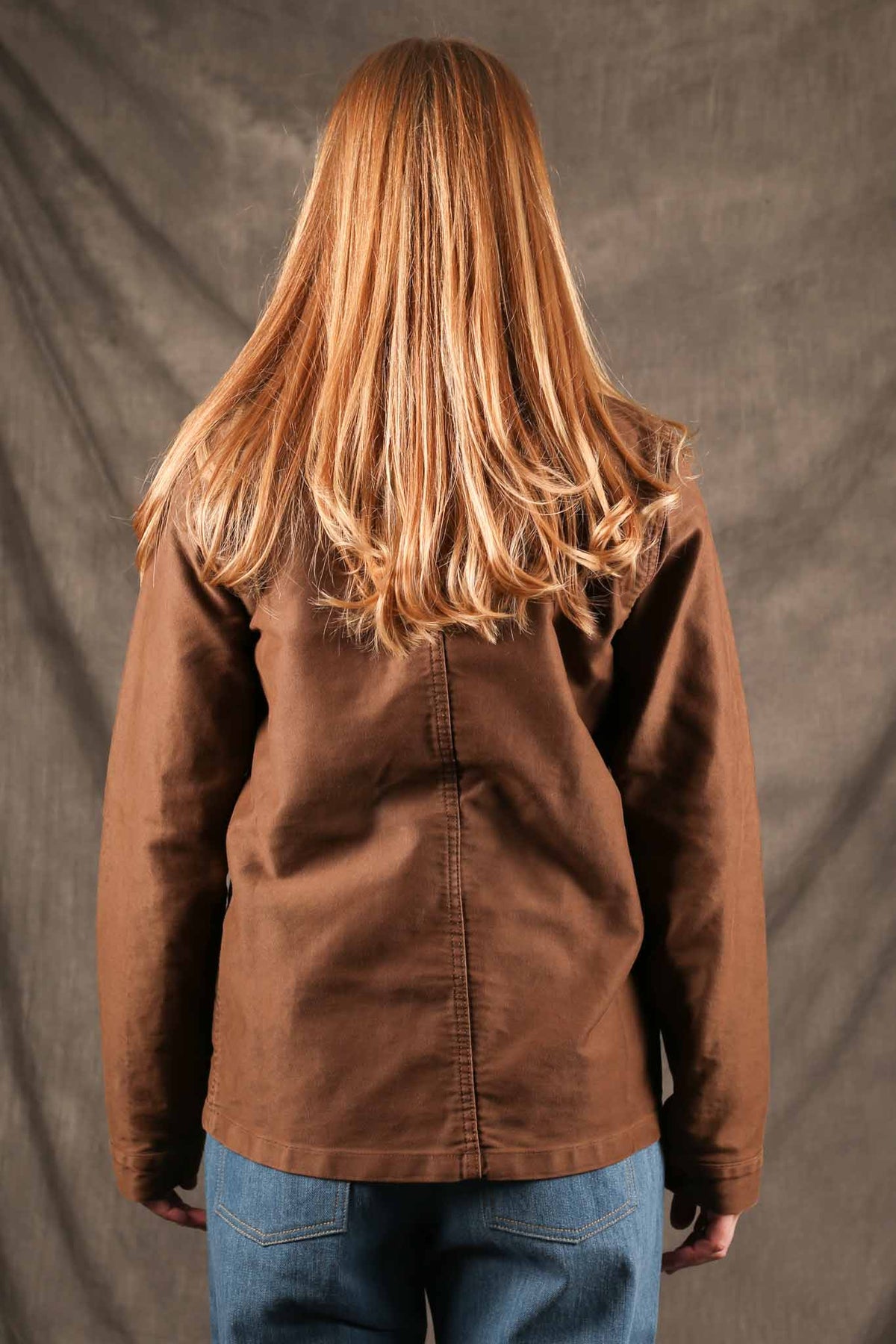Le Mont St. Michel Womens The Real Work Jacket Brown
