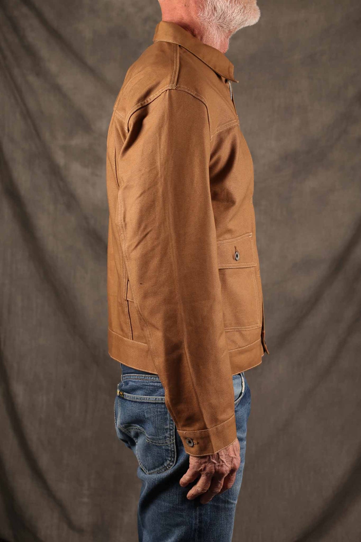 Stevenson Overall Co. Ranchclad - 202 Pleated Jacket Brown Duck Canvas