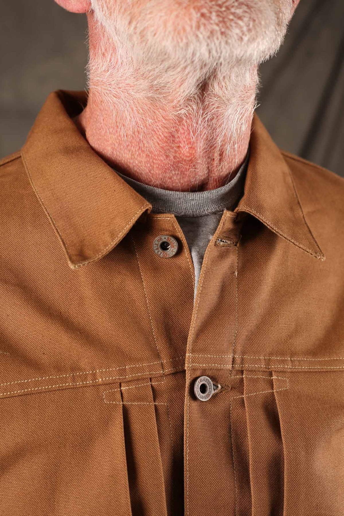 Stevenson Overall Co. Ranchclad - 202 Pleated Jacket Brown Duck Canvas