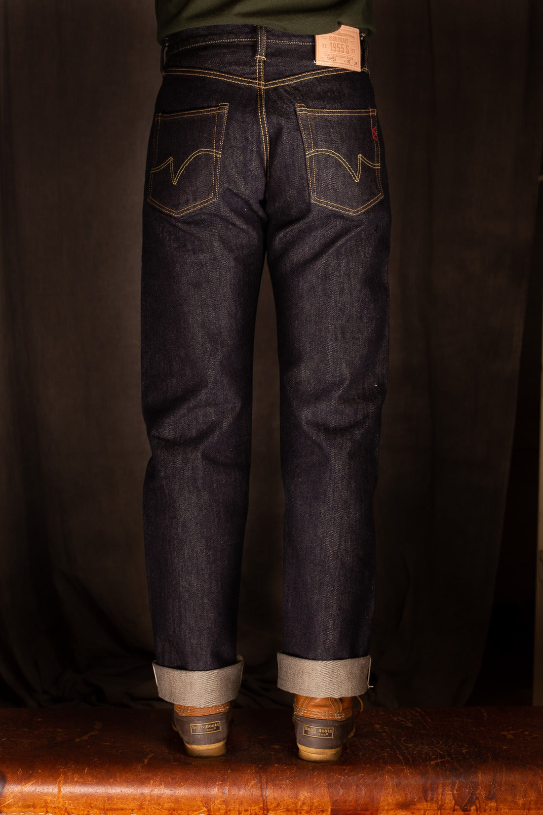Iron Heart IH-1955S 21oz Selvedge Denim "1955" Straight Cut Jeans - Indigo