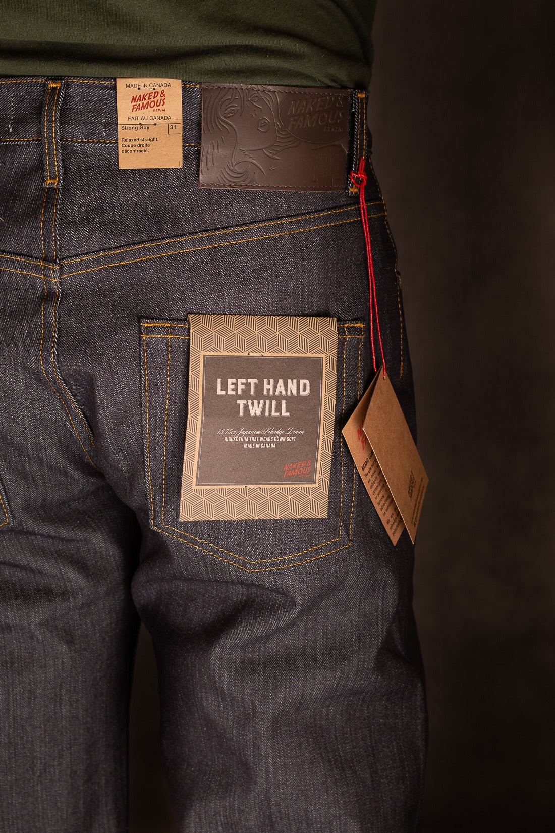 Naked and Famous Strong Guy 13.75oz Left Hand Twill Selvedge