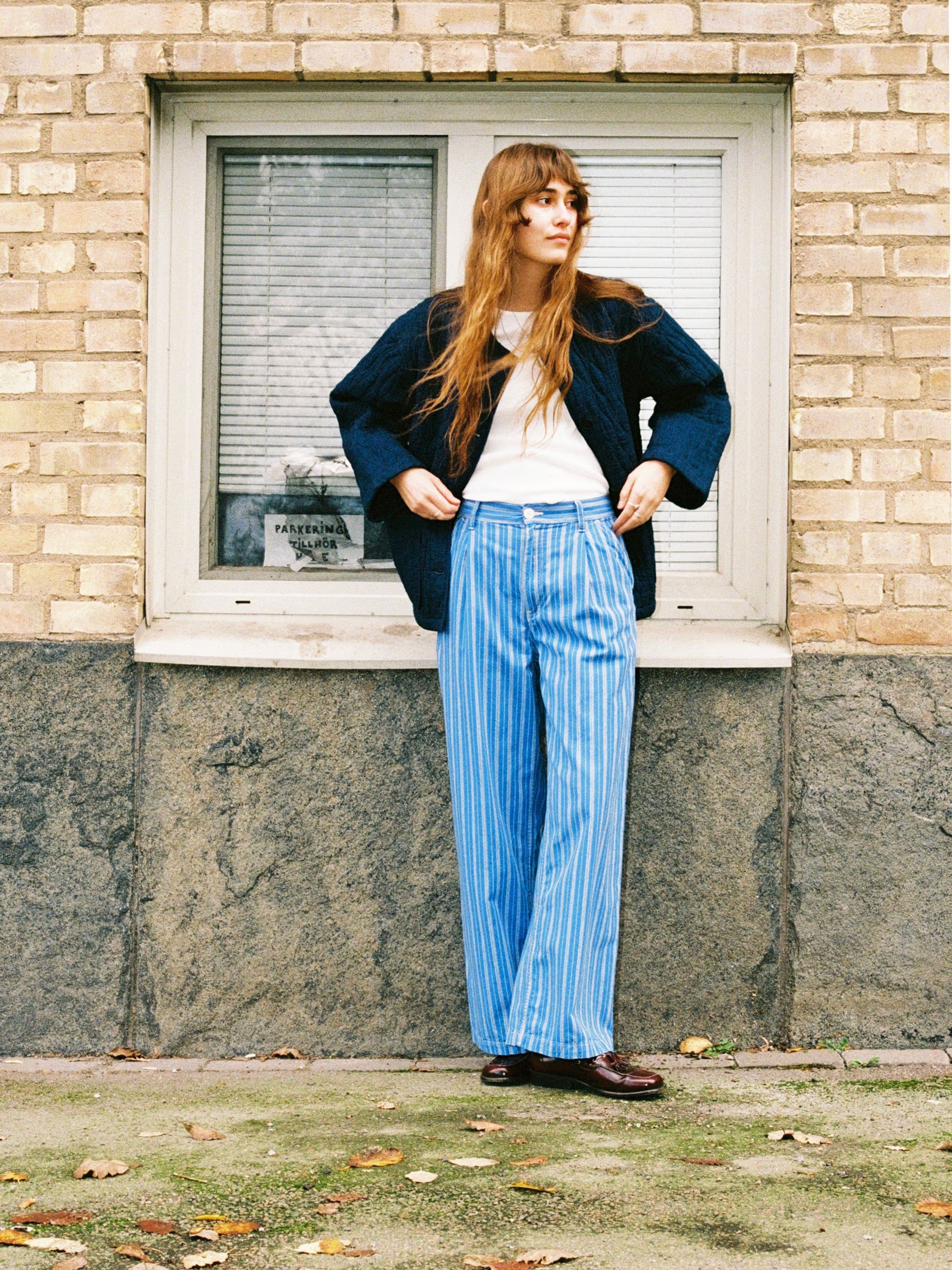 NUDIE JEANS - WOMENS Gullan Pants Striped