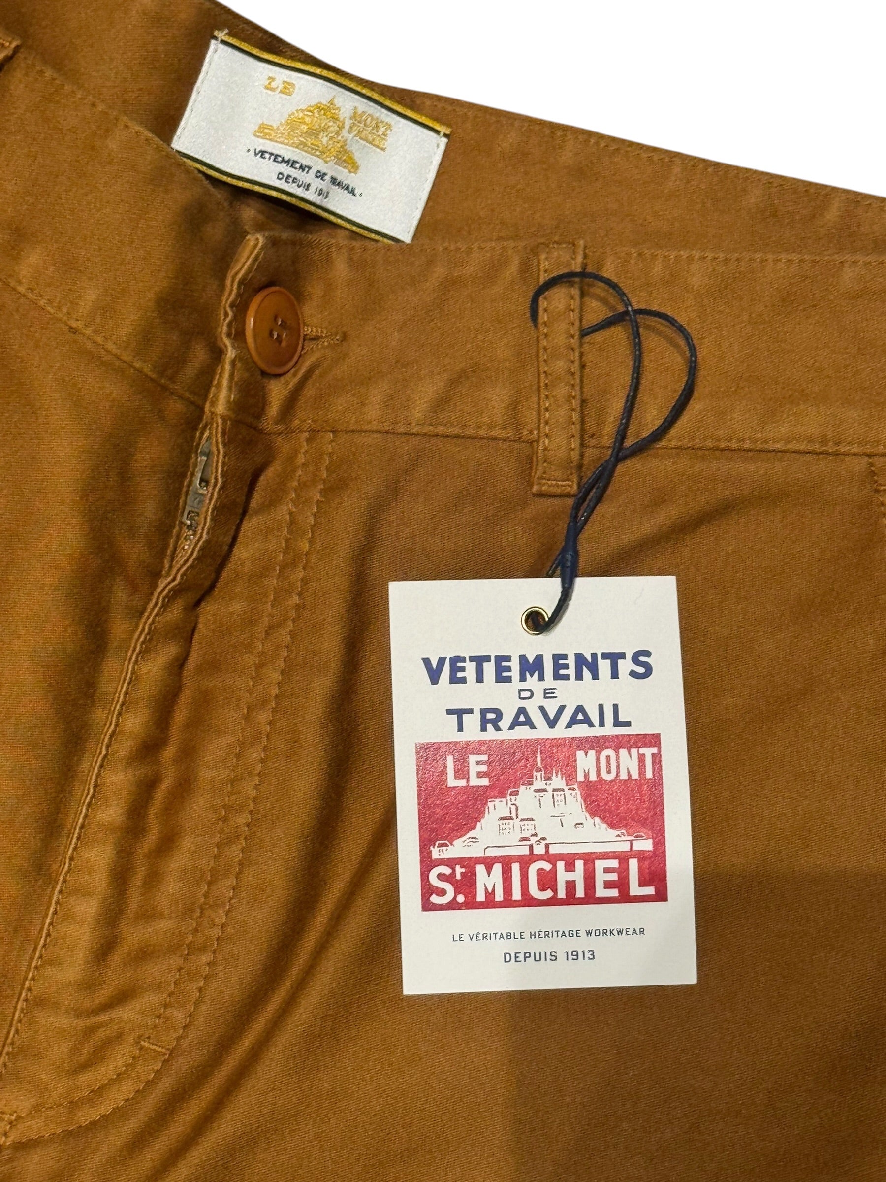 Le Mont St. Michel Moleskin Pero Carpenter Pants Amber