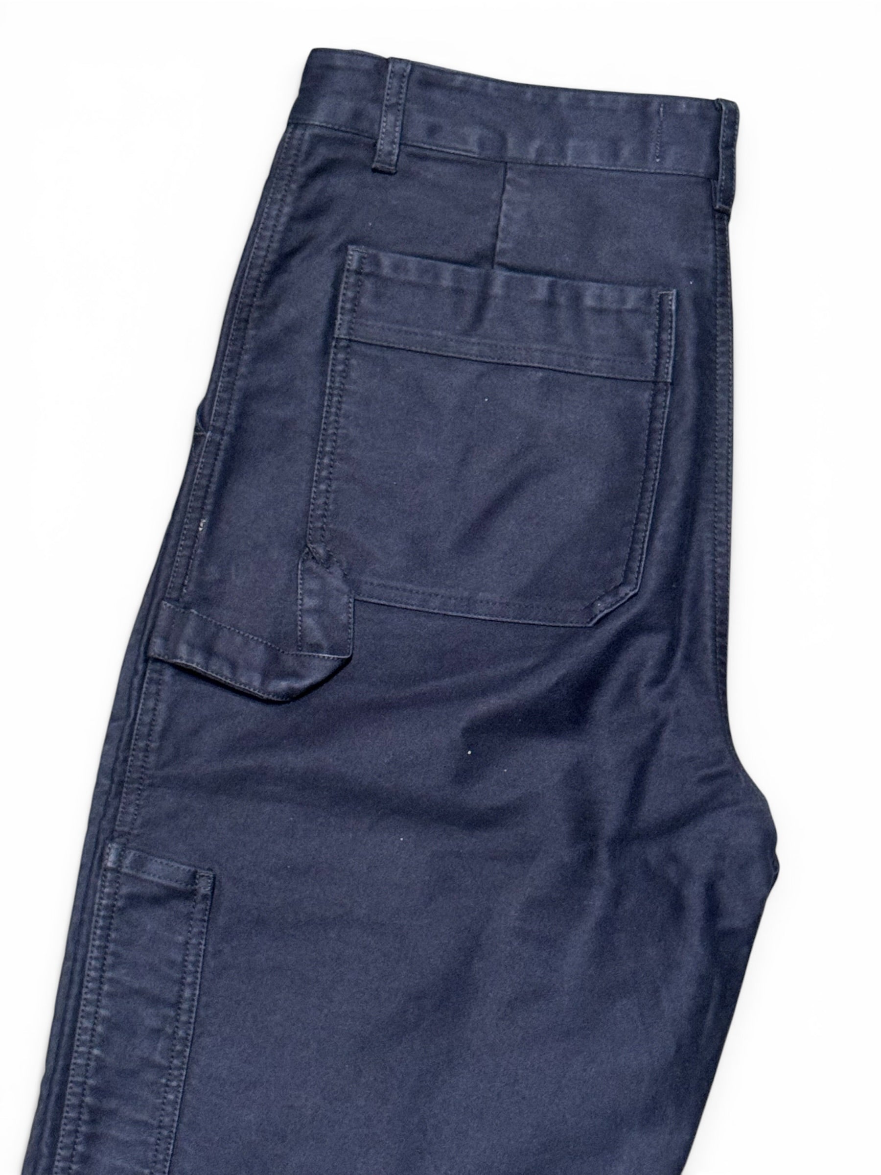 Le Mont St. Michel Moleskin Pero Carpenter Pants Navy
