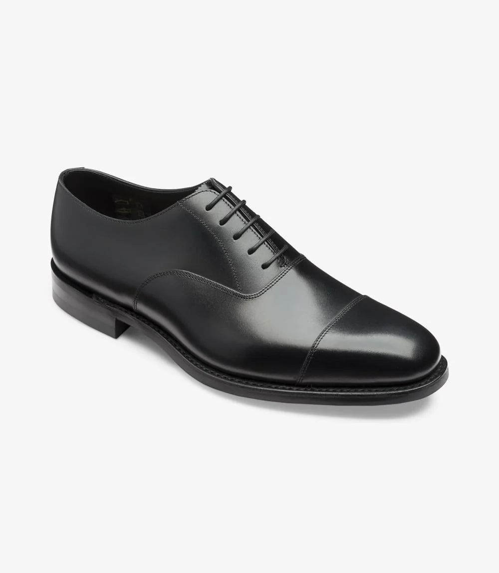 Loake 1880 Aldwych G Last Black Calf Oxford Rubber soles