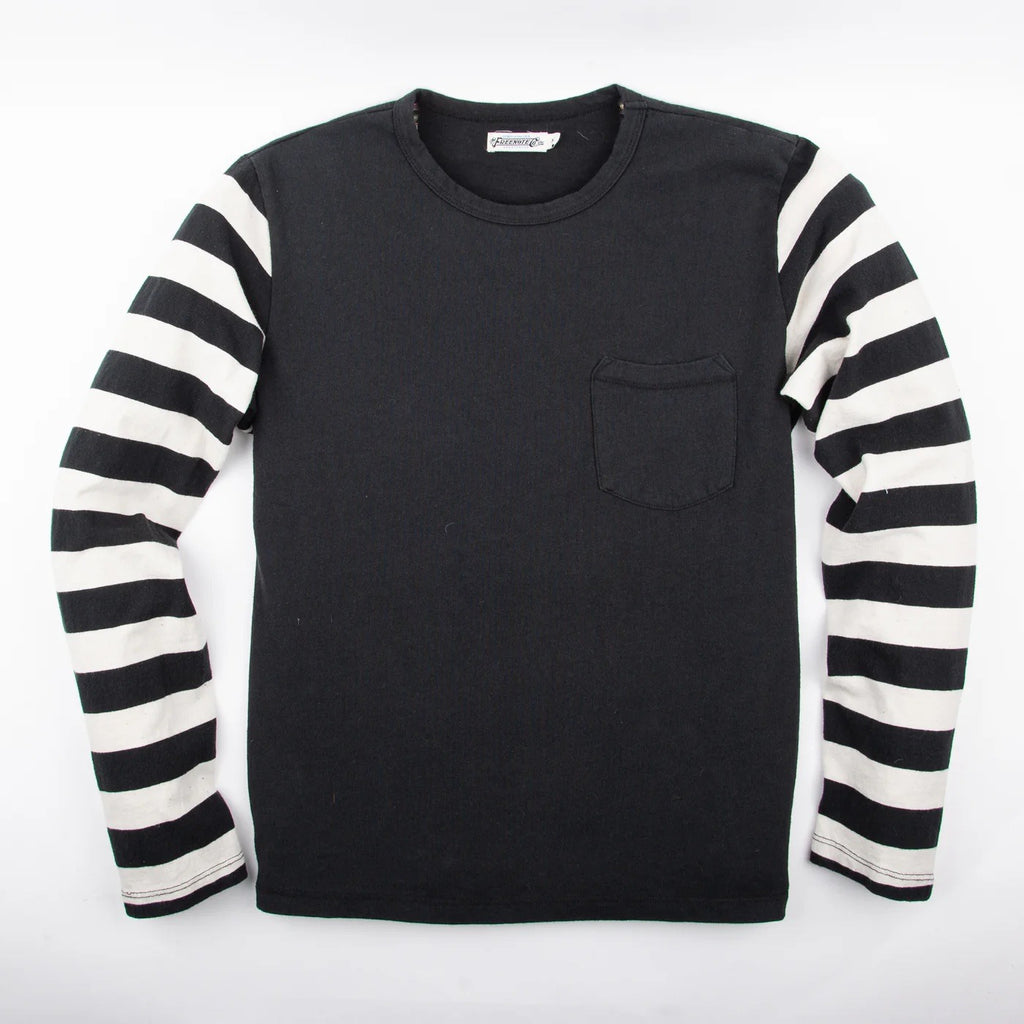 Freenote Cloth - Shifter L/S Tee Black Combo
